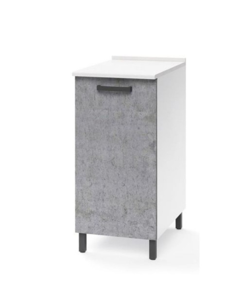 Base cucina con anta 40x50x85H colore cemento
