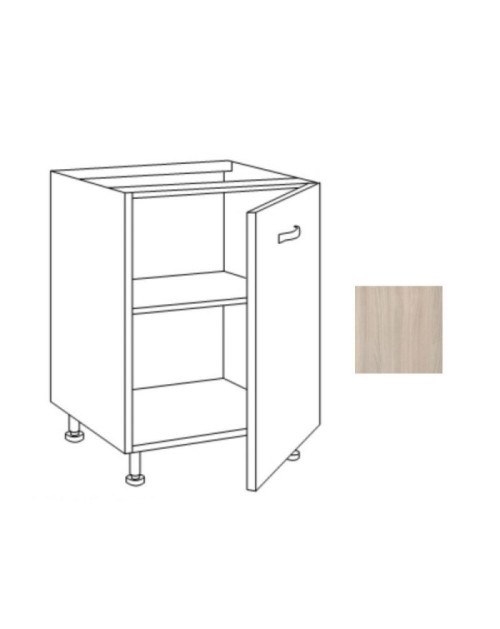 Base cucina con anta 60x50x85H colore olmo