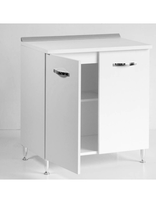 Base Cucina Due Ante 80x50x85H Colore Bianco Frassinato Prezzo