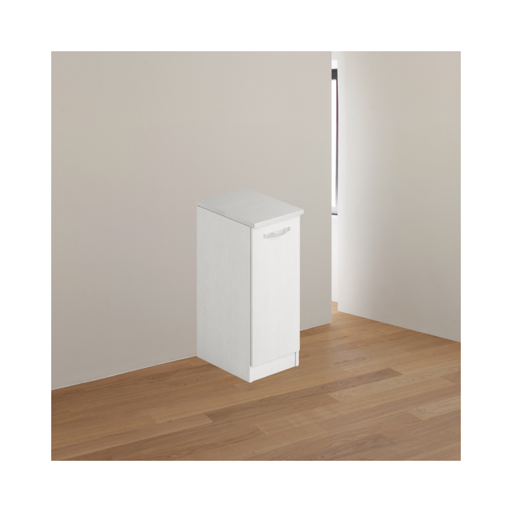Mobile bagno con anta 36x50x85,5 colore bianco frassinato