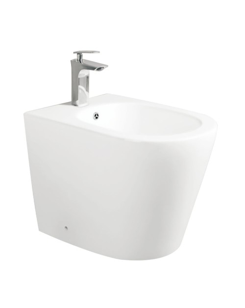 Bidet a pavimento bianco opaco YJ-1380FMW