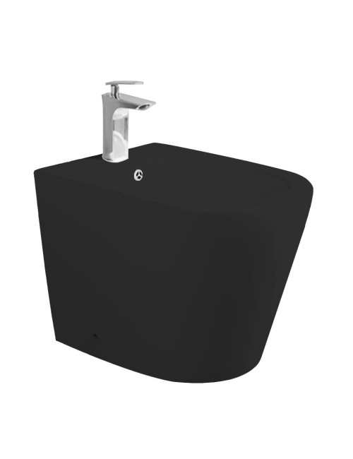 Bidet a pavimento nero opaco YJ-1380FMB