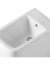 Bidet a pavimento ceramica colore bianco filo muro FB54D