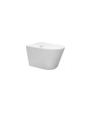 Bidet Sospeso YJ-1385 in Ceramica Bianco Lucido