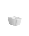 Bidet Sospeso YJ-1383 in Ceramica Bianco Lucido dal Design Squadrato