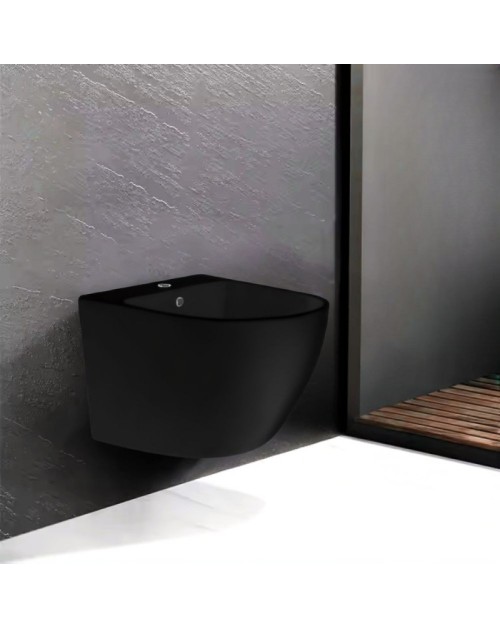 Bidet sospeso nero opaco YJ-BD08