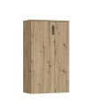 Mobile multiuso scarpiera 2 ante con 5 ripiani colore rovere Lucio 69x34x120H