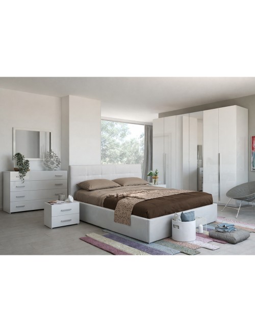 Camera da letto bianco laccato Nerano