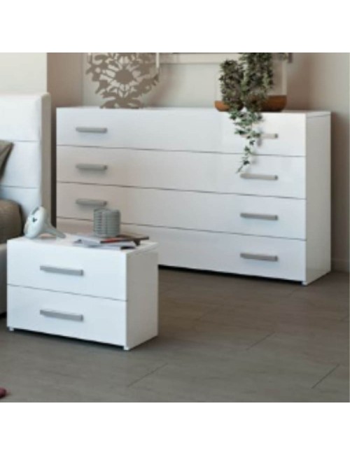 Camera da letto bianco laccato Nerano