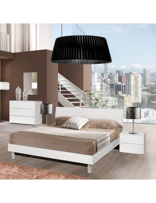Camera da letto bianco larice Urano
