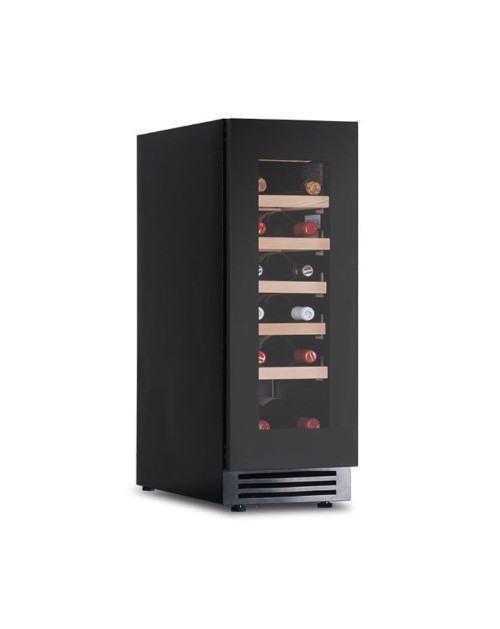 Cantinetta ventilata da incasso 18 bottiglie di vino DW20F1T colore nero