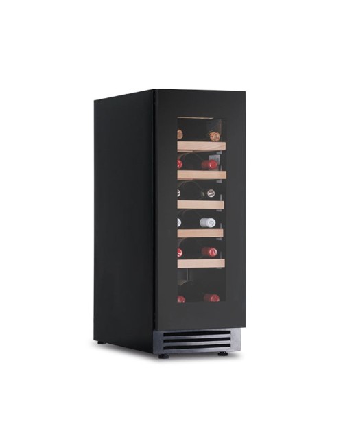 Cantinetta ventilata da incasso 18 bottiglie di vino DW20F1T colore nero