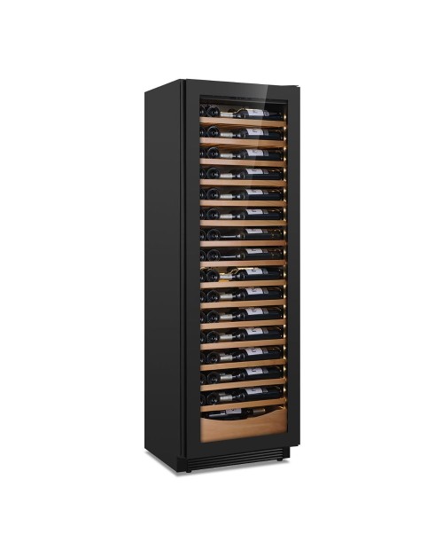 Cantinetta ventilata da incasso 105 bottiglie di vino DW170F1T colore nero