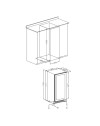 Cantinetta ventilata da incasso 105 bottiglie di vino DW170F1T colore nero