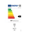 Cantinetta ventilata da incasso 24 bottiglie di vino DW242THK colore nero