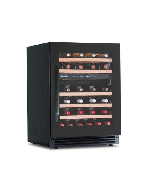 Cantinetta ventilata da incasso 46 bottiglie di vino DW46G2T colore nero