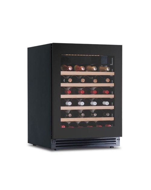Cantinetta ventilata da incasso 52 bottiglie di vino DW51F1T colore nero