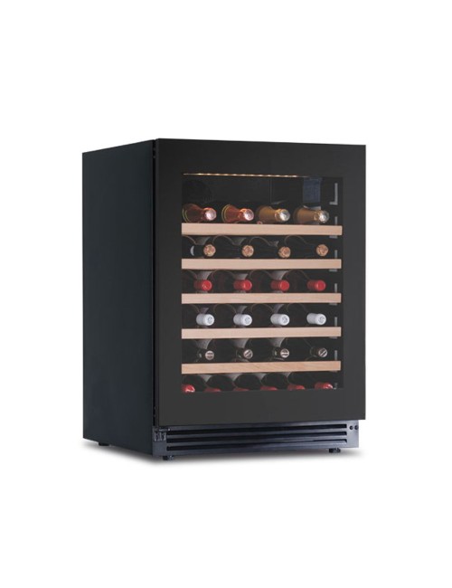 Cantinetta ventilata da incasso 52 bottiglie di vino DW51F1T colore nero
