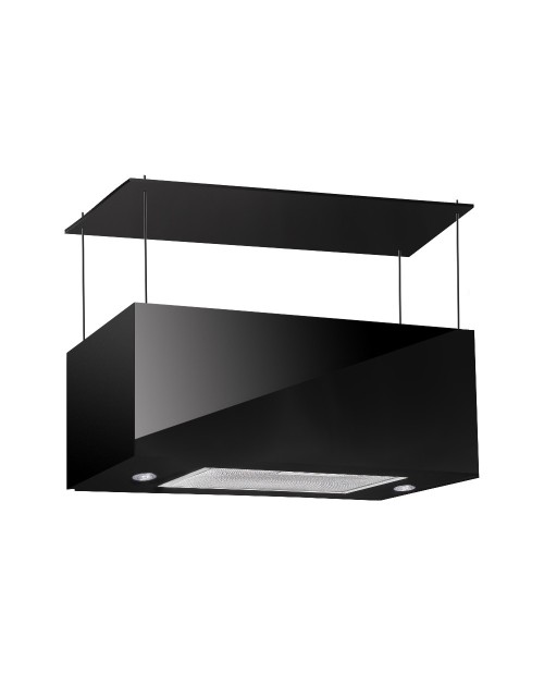 Cappa a isola Diamond60 cristallo Samet colore nero