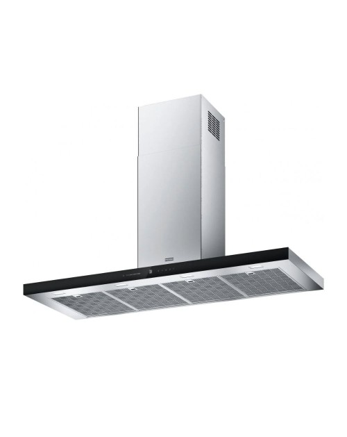 Cappa Franke da parete FTLN 120 cm inox e vetro nero classe A+