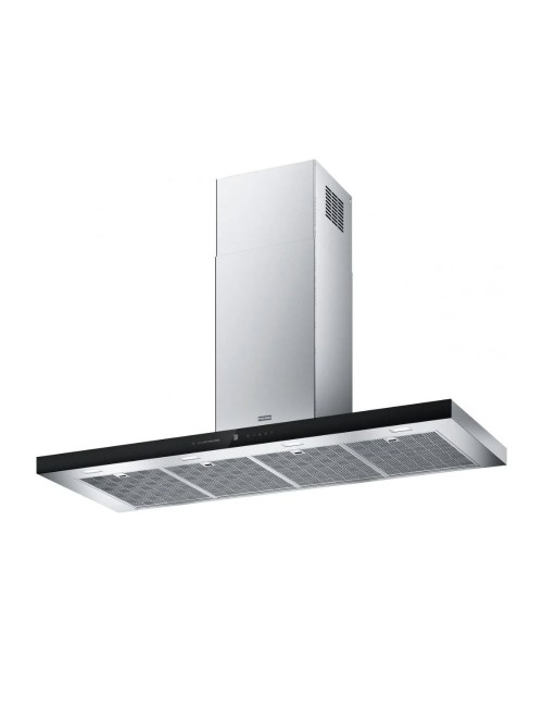 Cappa Franke da parete FTLN 120 cm inox e vetro nero classe A+