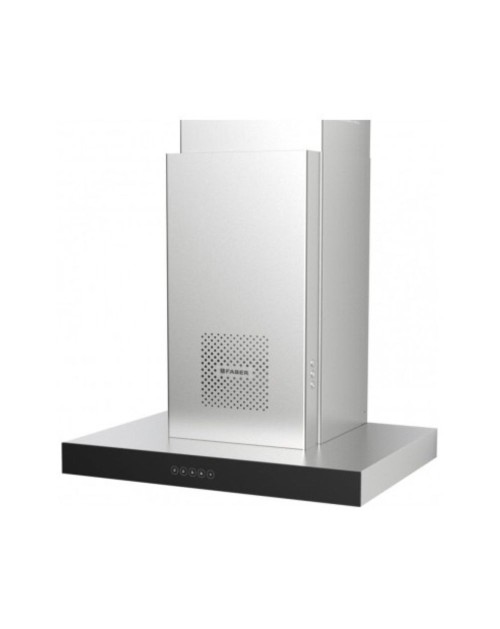 Cappa aspirante a parete Faber Air Hub Stilo Glass Comfort 60 cm classe A+ inox e vetro nero