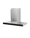 Cappa aspirante a parete Faber Air Hub Stilo Glass Comfort 90 cm classe A+ inox e vetro nero