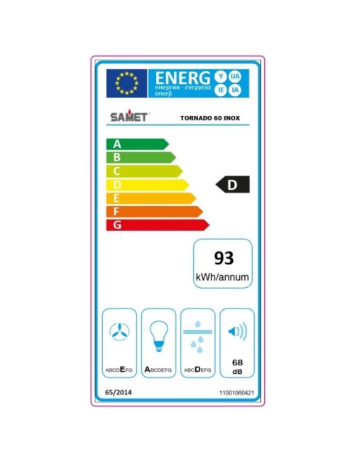 Gruppo Cappa Sottopensile Tornado 60 Samet Colore Inox Prezzo
