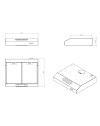 Gruppo cappa sottopensile Tornado6025 inox Samet