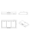 Gruppo cappa sottopensile Tornado9025 inox Samet