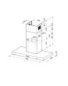 Cappa aspirante a parete Faber Stilo Value A120 classe C inox
