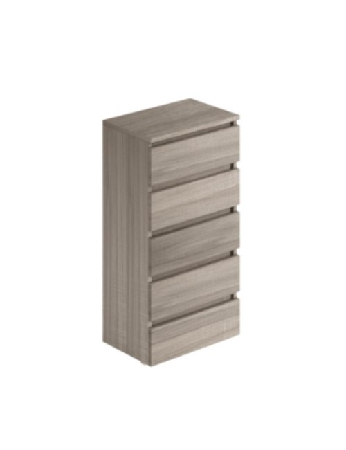 Cassettiera 5 Cassetti 47x40x127h MONTATA Colore Olmo Prezzo