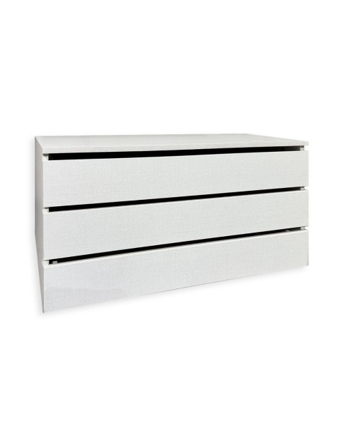 Cassettiera interna per armadio 3 cassetti bianco 87,3x51x48,5H CASSINTFPM