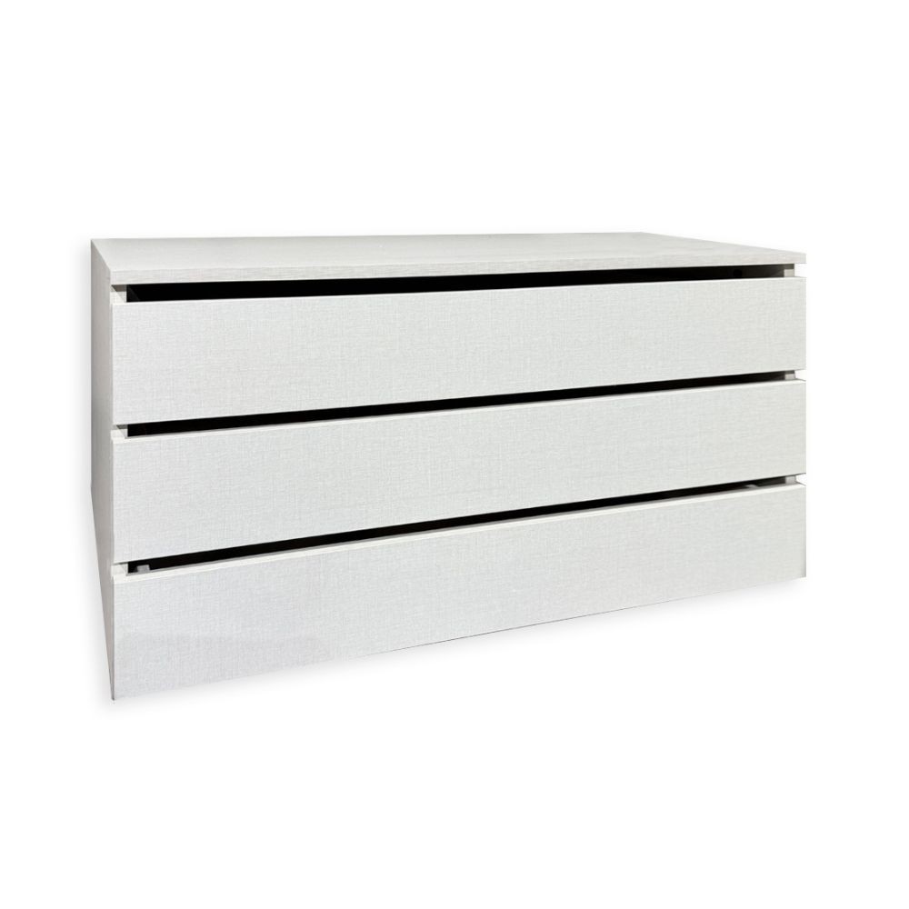 Cassettiera interna per armadio 3 cassetti bianco 87,3x51x48,5H CASSINTFPM