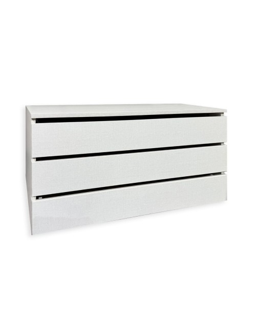 Cassettiera interna per armadio 3 cassetti bianco 87,3x51x48,5H CASSINTFPM