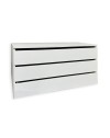 Cassettiera interna per armadio 3 cassetti bianco 87,3x51x48,5H CASSINTFPM