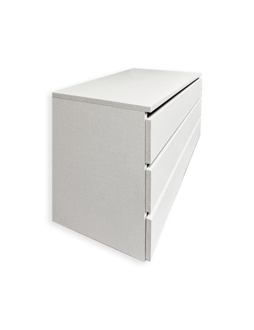 Cassettiera interna per armadio 3 cassetti bianco 87,3x51x48,5H CASSINTFPM
