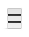 Cassettiera 3 cassetti colore bianco Smart ST2 50.8x39.6x71.3H