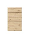 Cassettiera Morgan 5 cassetti rovere – 77.2x42.2x128H