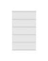 Cassettiera Morgan 5 cassetti bianco opaco – 77.2x42.2x128H
