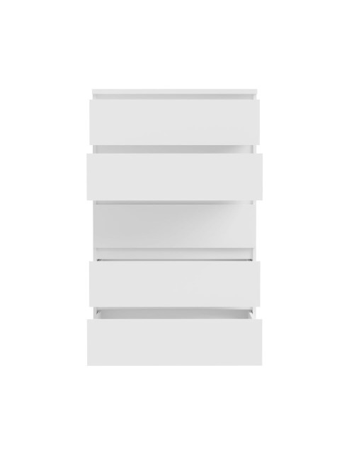 Cassettiera Morgan 5 cassetti bianco opaco – 77.2x42.2x128H