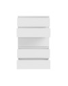 Cassettiera Morgan 5 cassetti bianco opaco – 77.2x42.2x128H