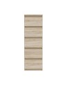 Cassettiera Morgan 5 cassetti rovere – 42x42.2x128H