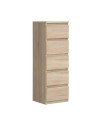 Cassettiera Morgan 5 cassetti rovere – 42x42.2x128H