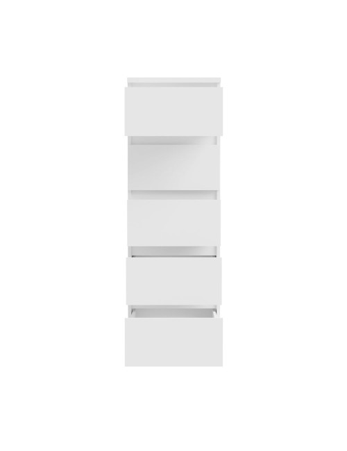 Cassettiera Morgan 5 cassetti bianco opaco – 42x42.2x128H