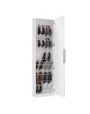 Scarpiera Nyx bianca con anta a specchio reversibile 50x20x180H
