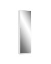 Scarpiera Nyx bianca con anta a specchio reversibile 50x20x180H