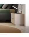 Comodino 2 cassetti Musto colore cashmere