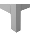 Comodino Karlstad61A con 2 cassetti colore bianco 39x30x54H