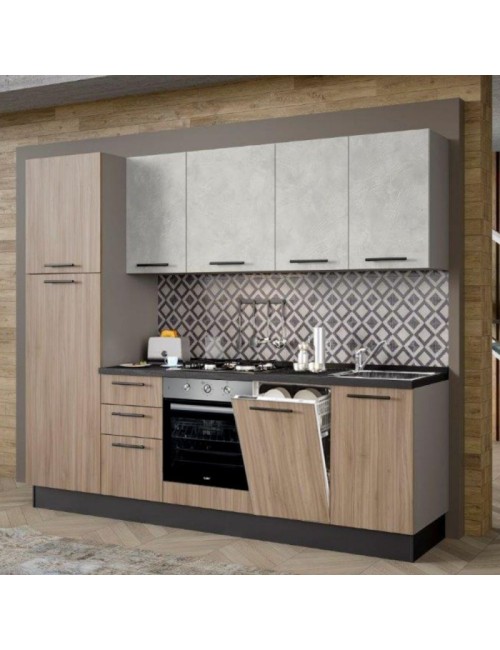 Cucina Lineare Moderna Elettrodomestici Inclusi Licola 255 Prezzo